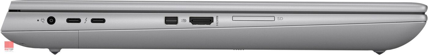 لپ تاپ 16 اینچی HP مدل ZBook Fury 16 G9 پورت های چپ