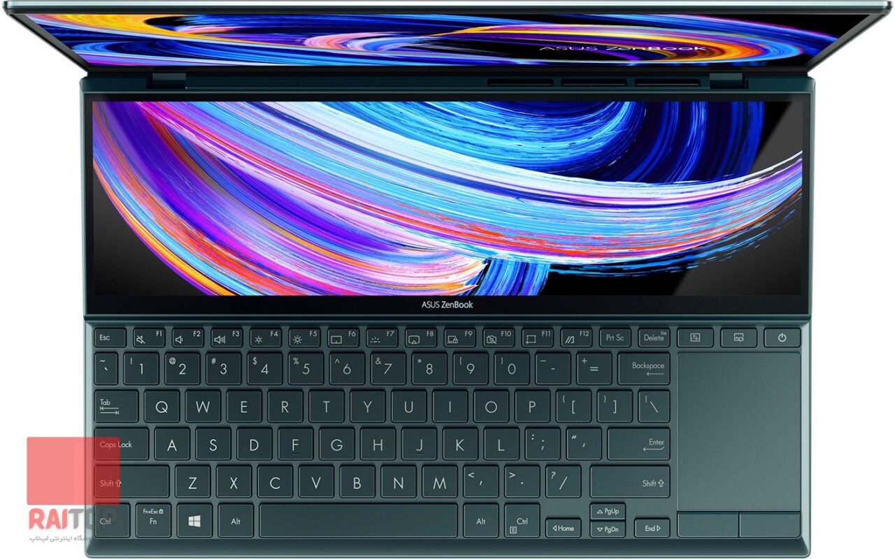 لپ تاپ دونمایشگر Asus مدل ZenBook Duo 14 UX482E کیبرد