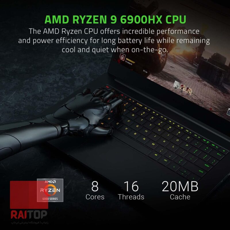 لپ تاپ گیمینگ Razer مدل Blade 14 Ryzen 9 3070Ti