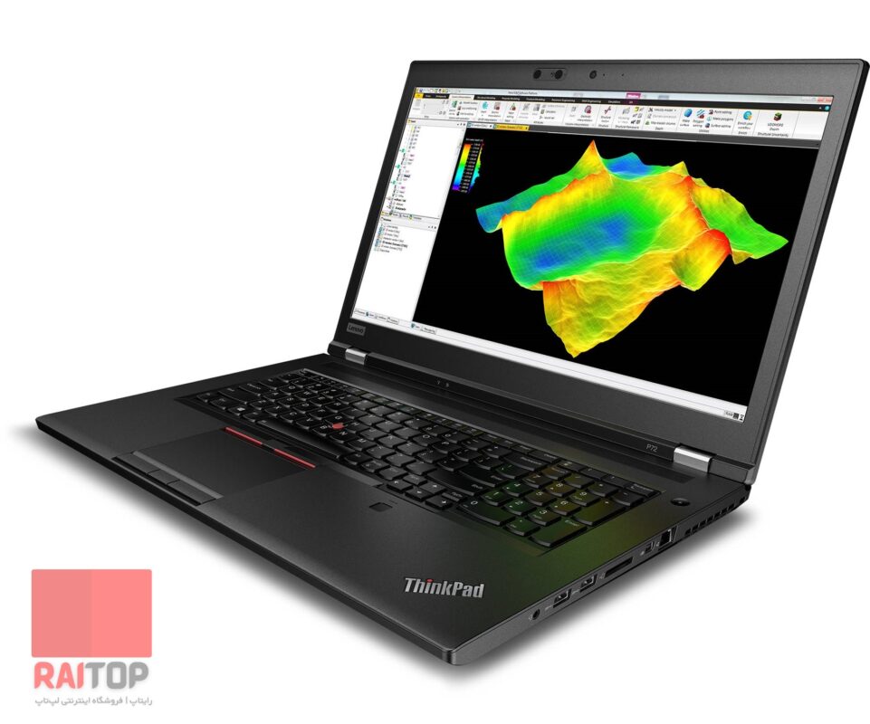 لپ تاپ 17 اینچی Lenovo مدل ThinkPad P72 رخ راست