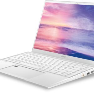لپ تاپ 14 اینچی MSI مدل Prestige 14 A10SC رخ راست سفید