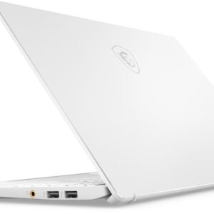 لپ تاپ 14 اینچی MSI مدل Prestige 14 A10SC پشت راست سفید