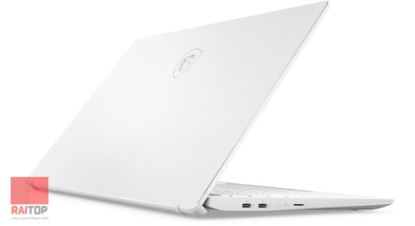 لپ تاپ 14 اینچی MSI مدل Prestige 14 A10SC پشت چپ سفید