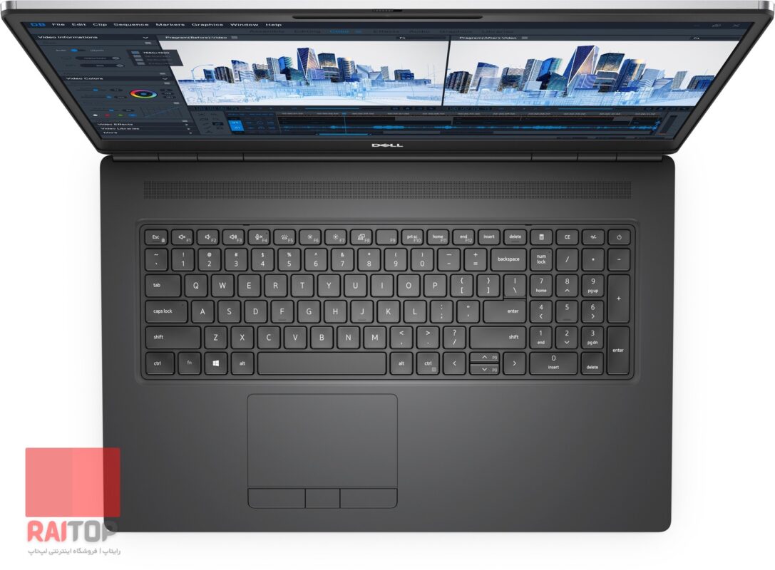 لپ تاپ ورک استیشن Dell مدل Precision 7760 بالا