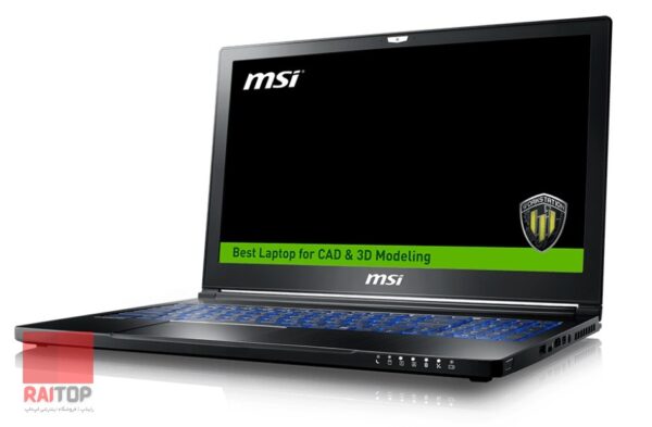 لپ تاپ 15.6 اینچی MSI مدل WS63 7RK رخ راست