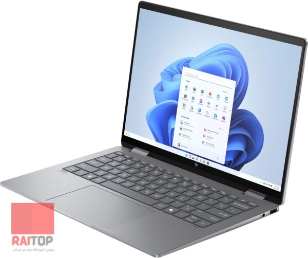 لپ تاپ HP مدل Envy x360 14-fa0 رخ راست خاکستری