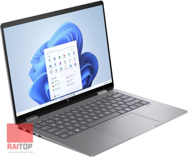 لپ تاپ HP مدل Envy x360 14-fa0 رخ چپ خاکستری