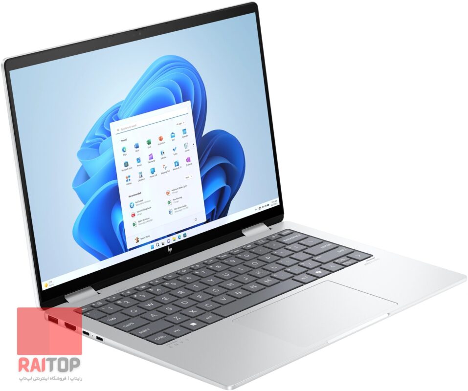 لپ تاپ HP مدل Envy x360 14-fa0 رخ چپ نقره ای