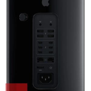 کیس Apple مدل Mac Pro (Late 2013) پورت ها