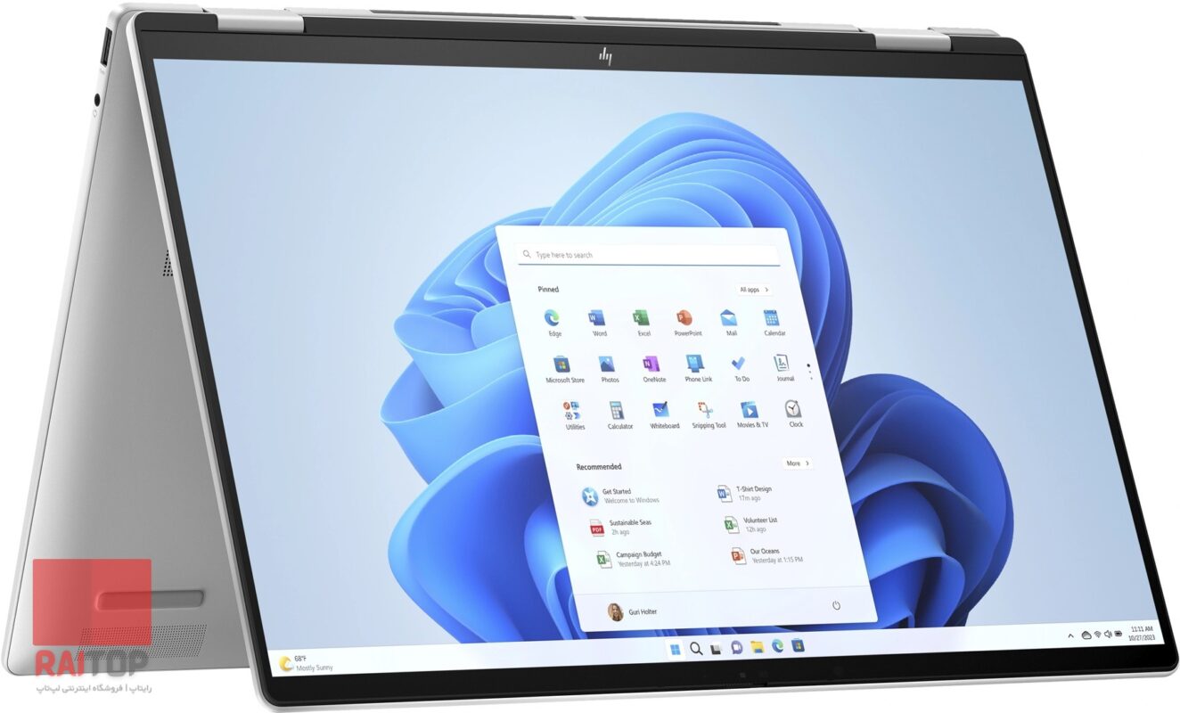 لپ تاپ 16 اینچی HP مدل Envy x360 2-in-1 16-ac0 چتری
