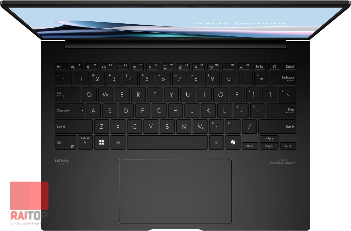 لپ تاپ ASUS مدل Zenbook 14 UM3406HA کیبرد