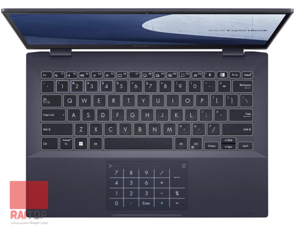 لپ تاپ 13 اینچی ASUS مدل ExpertBook B5 Flip B5302F کیبرد