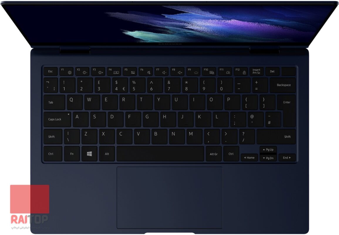 لپ تاپ 13 اینچی Samsung مدل Galaxy Book1 Pro 360 بالا