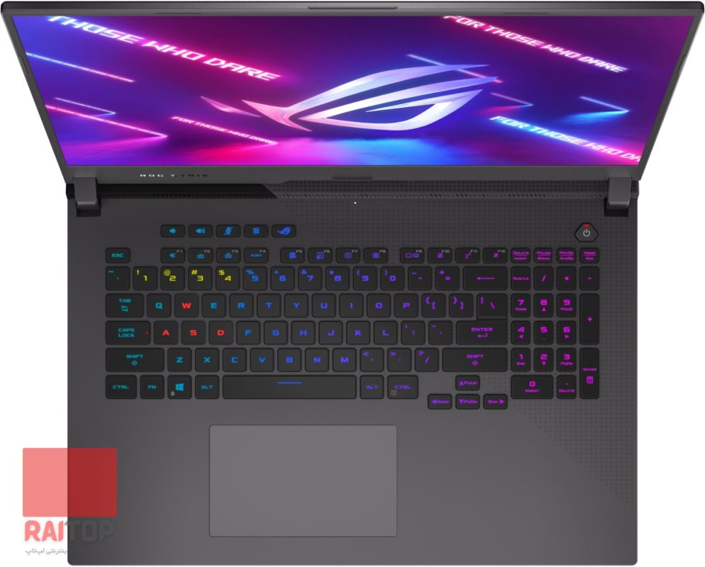 لپ تاپ ASUS مدل ROG Strix G17 (2021) G713I کیبرد