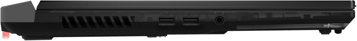 لپ تاپ ASUS مدل ROG Strix SCAR 17 (2021) G733Q پورت های چپ