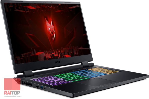 لپ تاپ گیمینگ 17 اینچی Acer مدل Nitro 5 AN517-42 رخ چپ