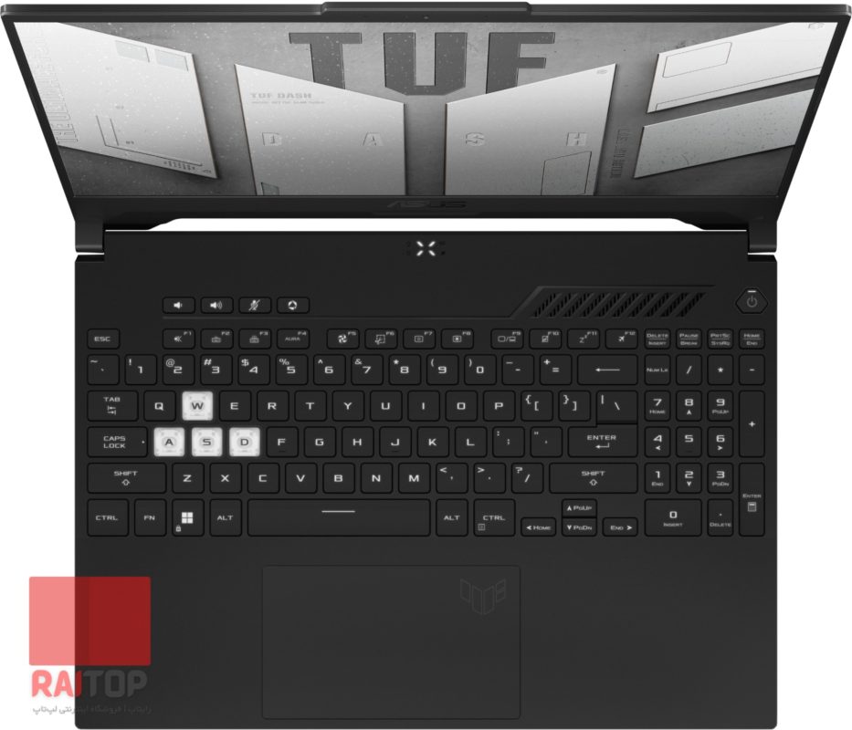 لپ تاپ گیمینگ ASUS مدل TUF Dash F15 FX517Z کیبرد