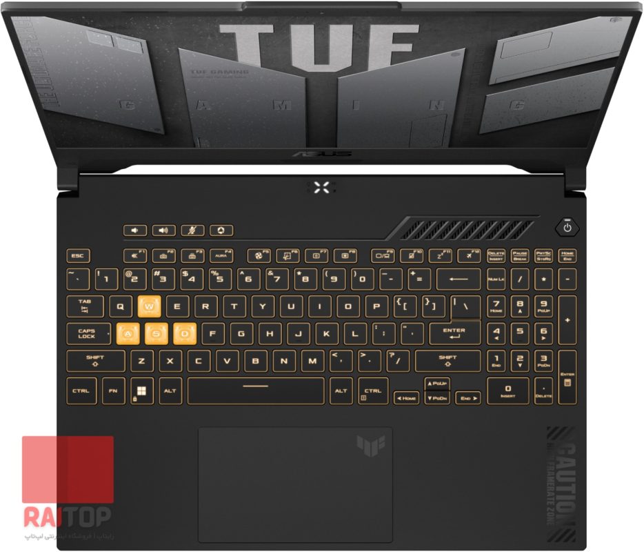 لپ تاپ گیمینگ ASUS مدل TUF F15 FX507V کیبرد