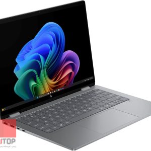 لپ تاپ 14 اینچی HP مدل Omnibook X Flip 14-fm0 رخ چپ خاکستری