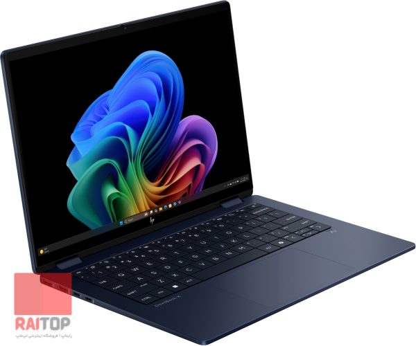 لپ تاپ 14 اینچی HP مدل Omnibook X Flip 14-fm0 رخ چپ سرمه ای