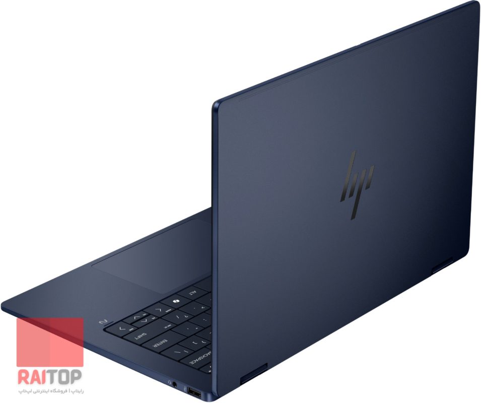 لپ تاپ 14 اینچی HP مدل Omnibook X Flip 14-fm0 پشت راست سرمه ای
