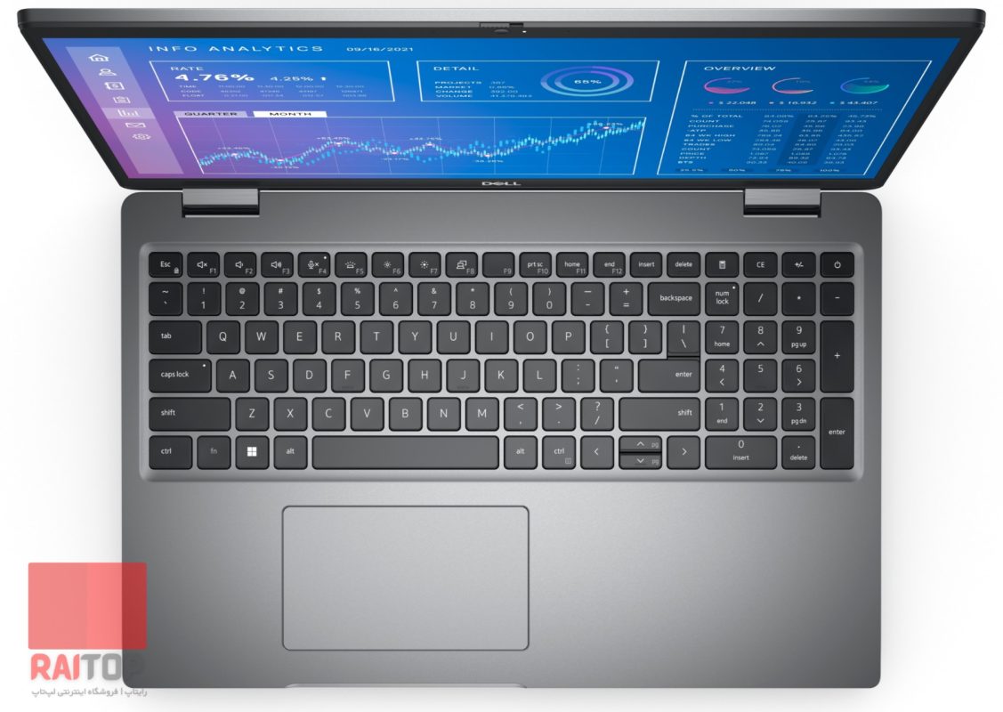 لپ تاپ 15 اینچی Dell مدل Precision 3571 کیبرد