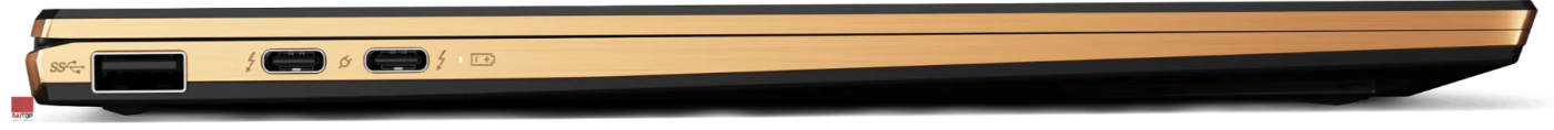 لپ تاپ 13 اینچی 2 در 1 MSI مدل Summit E13 AI Evo A1M پورت های چپ
