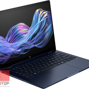 لپ تاپ 14 اینچی HP مدل EliteBook X Flip G1i رخ چپ سرمه ای