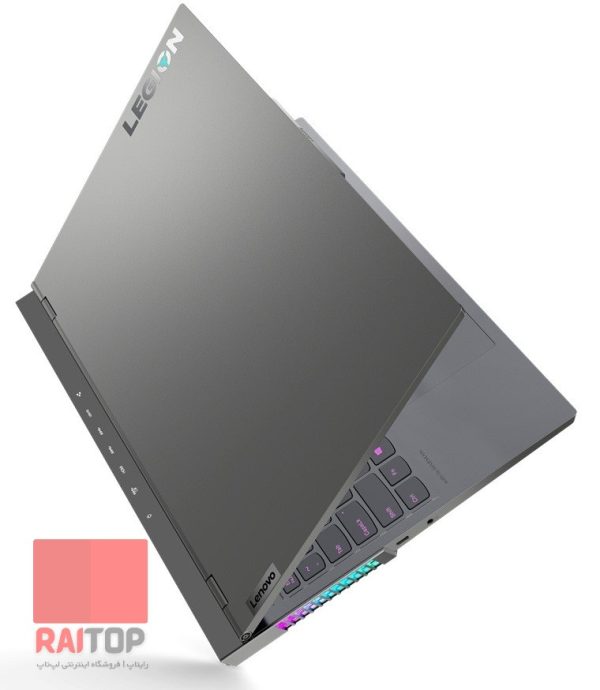 لپ تاپ 16 اینچی Lenovo مدل Legion 7 16ACHg6 پشت چپ نیمه بسته