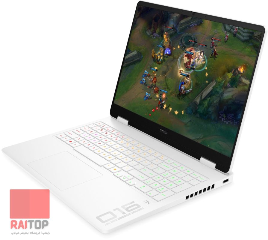 لپ تاپ گیمینگ HP مدل Omen 16-am0 رخ راست سفید