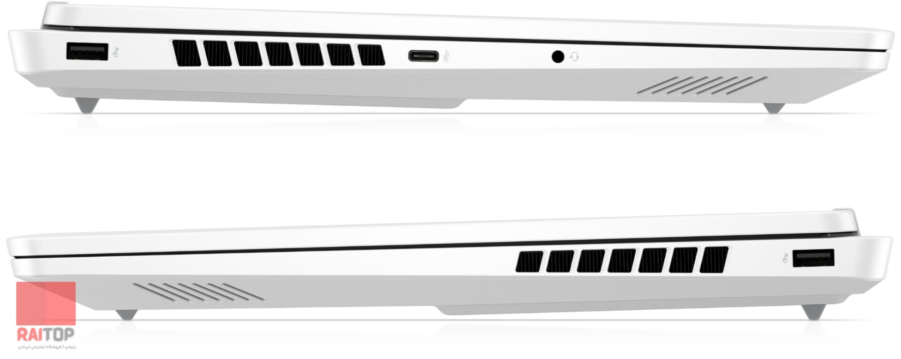 لپ تاپ گیمینگ HP مدل Omen 16-am0 پورت ها سفید