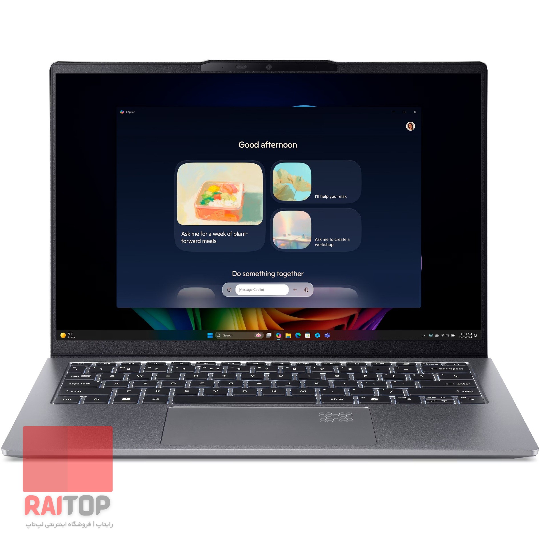 لپ تاپ 14 اینچی Acer مدل Swift Go AI AMD SFG14-64 مقابل