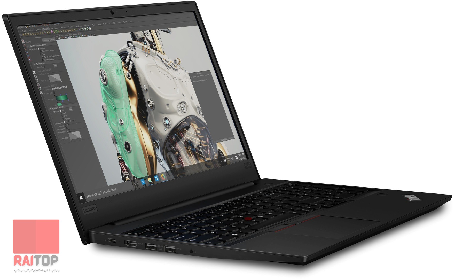 لپ تاپ 15 اینچی Lenovo مدل Thinkpad E590 رخ چپ