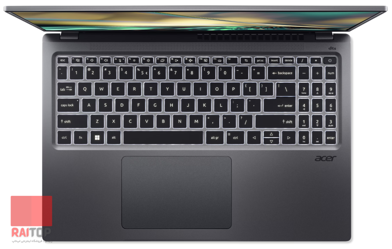 لپ تاپ 16 اینچی Acer مدل Swift SFX16-52G کیبرد