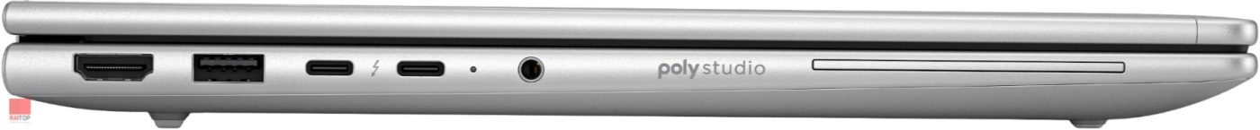 لپ تاپ 14 اینچی HP مدل EliteBook 6 G1a AI پورت های چپ