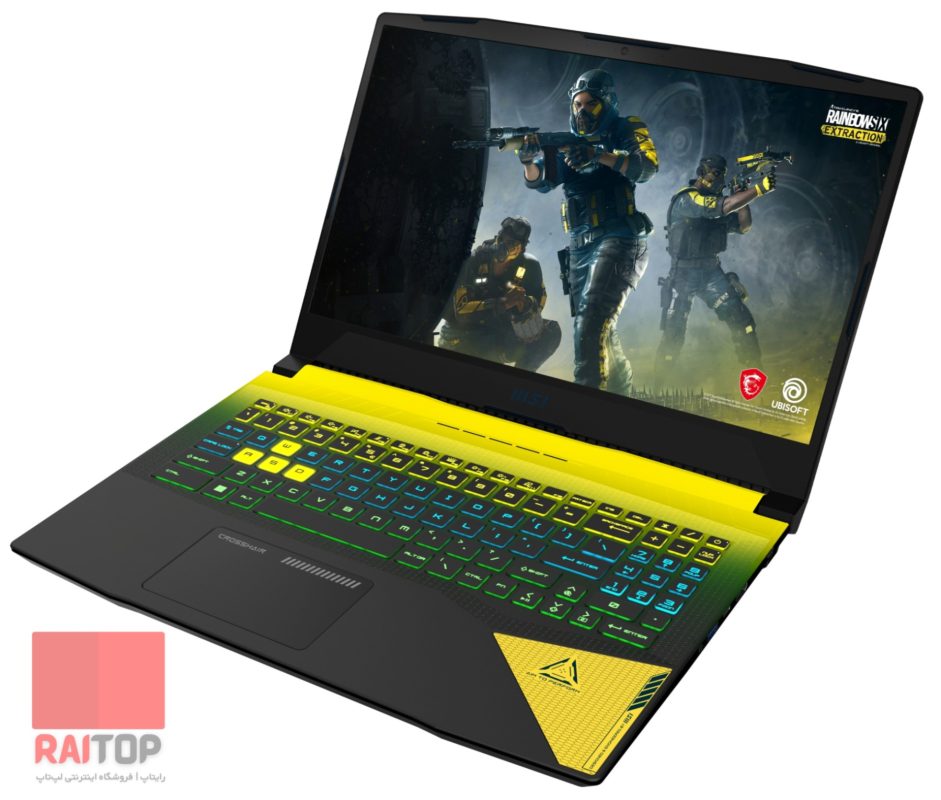 لپ تاپ گیمینگ 15 اینچی MSI مدل Crosshair B12U رخ راست کیبرد