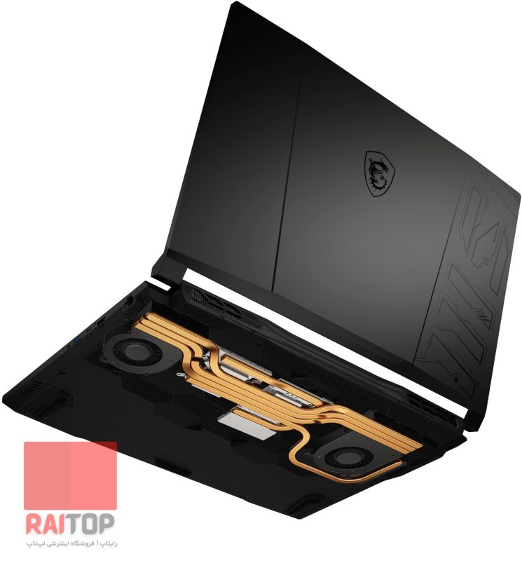 لپ تاپ گیمینگ 17 اینچی MSI مدل Pulse 17 B13V پشت راست زیر