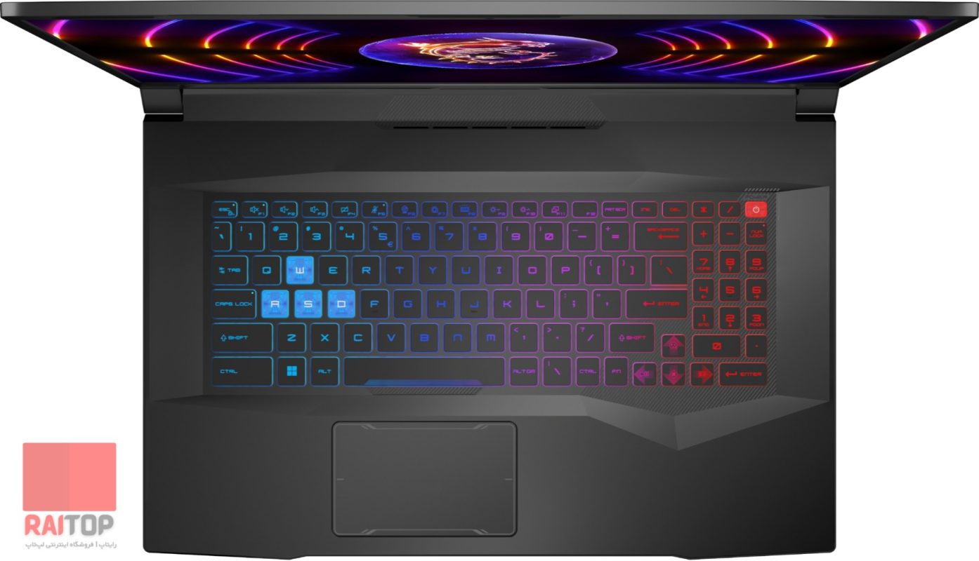 لپ تاپ گیمینگ 17 اینچی MSI مدل Pulse 17 B13V کیبرد