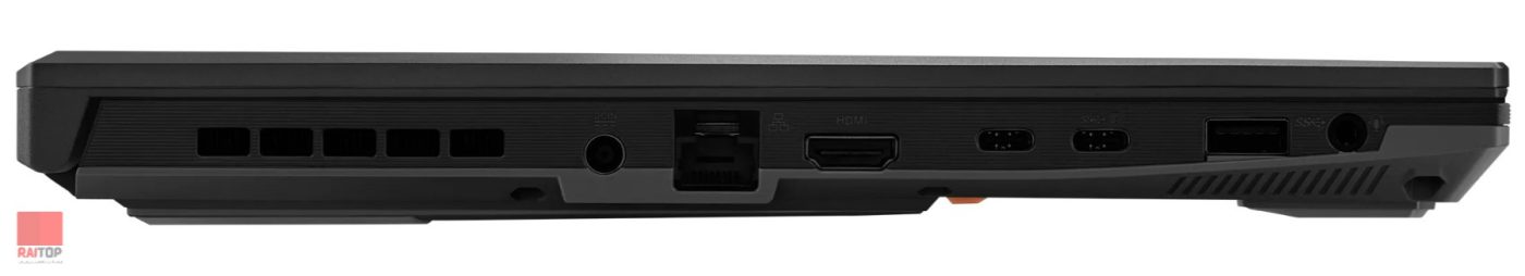 لپ تاپ گیمینگ ASUS مدل TUF A16 Advantage Edition FA617 پورت های چپ