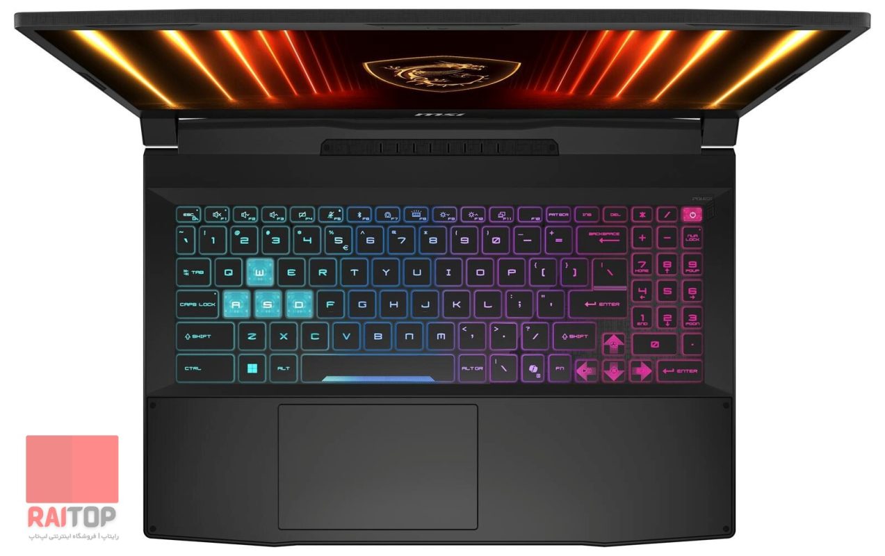 لپ تاپ گیمینگ 15 اینچی MSI مدل Katana 15 HX B14W کیبرد