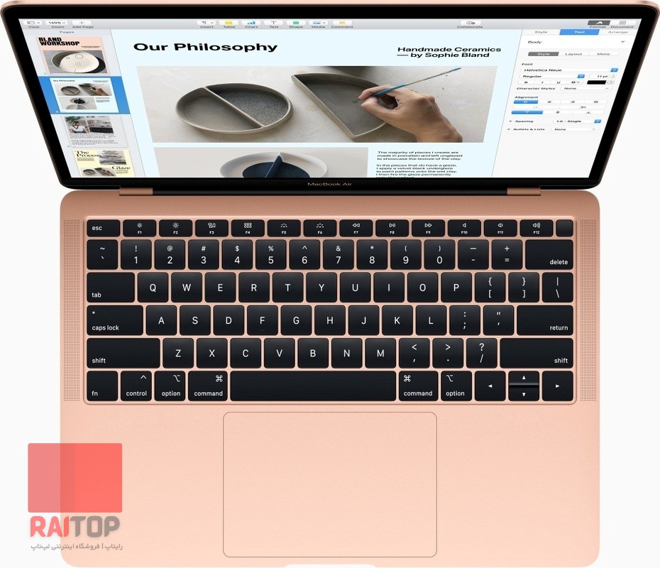 لپ تاپ 13 اینچی اپل Apple مدل MacBook Air (2018) Retina بالا