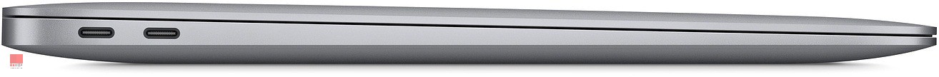 لپ تاپ 13 اینچی اپل Apple مدل MacBook Air (2018) Retina پورت های چپ بسته نقره ای