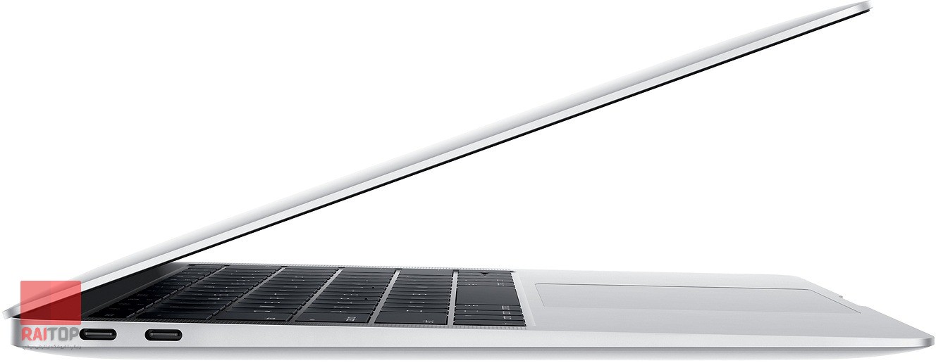 لپ تاپ 13 اینچی اپل Apple مدل MacBook Air (2018) Retina پورت های چپ نقره ای