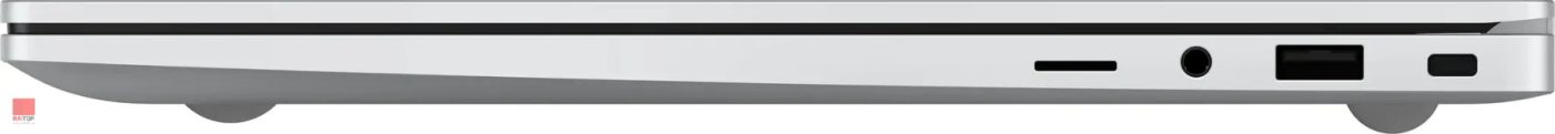 لپ تاپ 15 اینچی Samsung مدل Galaxy Book4 پورت های راست نقره ای