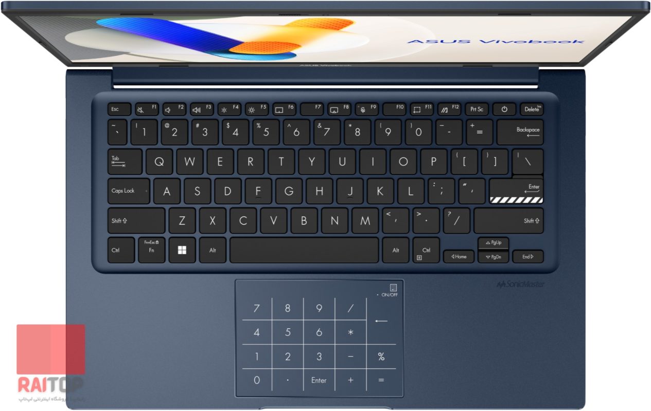 لپ تاپ 14 اینچی ASUS مدل Vivobook 14 X1404VA کیبرد
