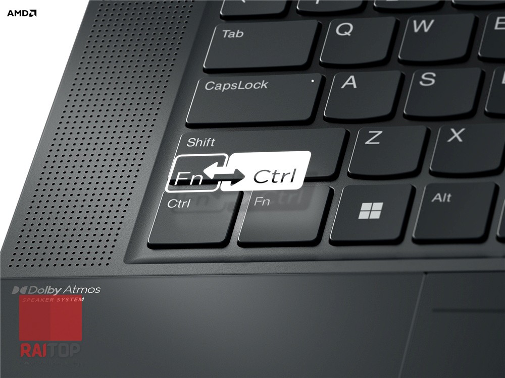 لپ تاپ 16 اینچی Lenovo مدل ThinkPad Z16 Gen 1 کلید کنترل