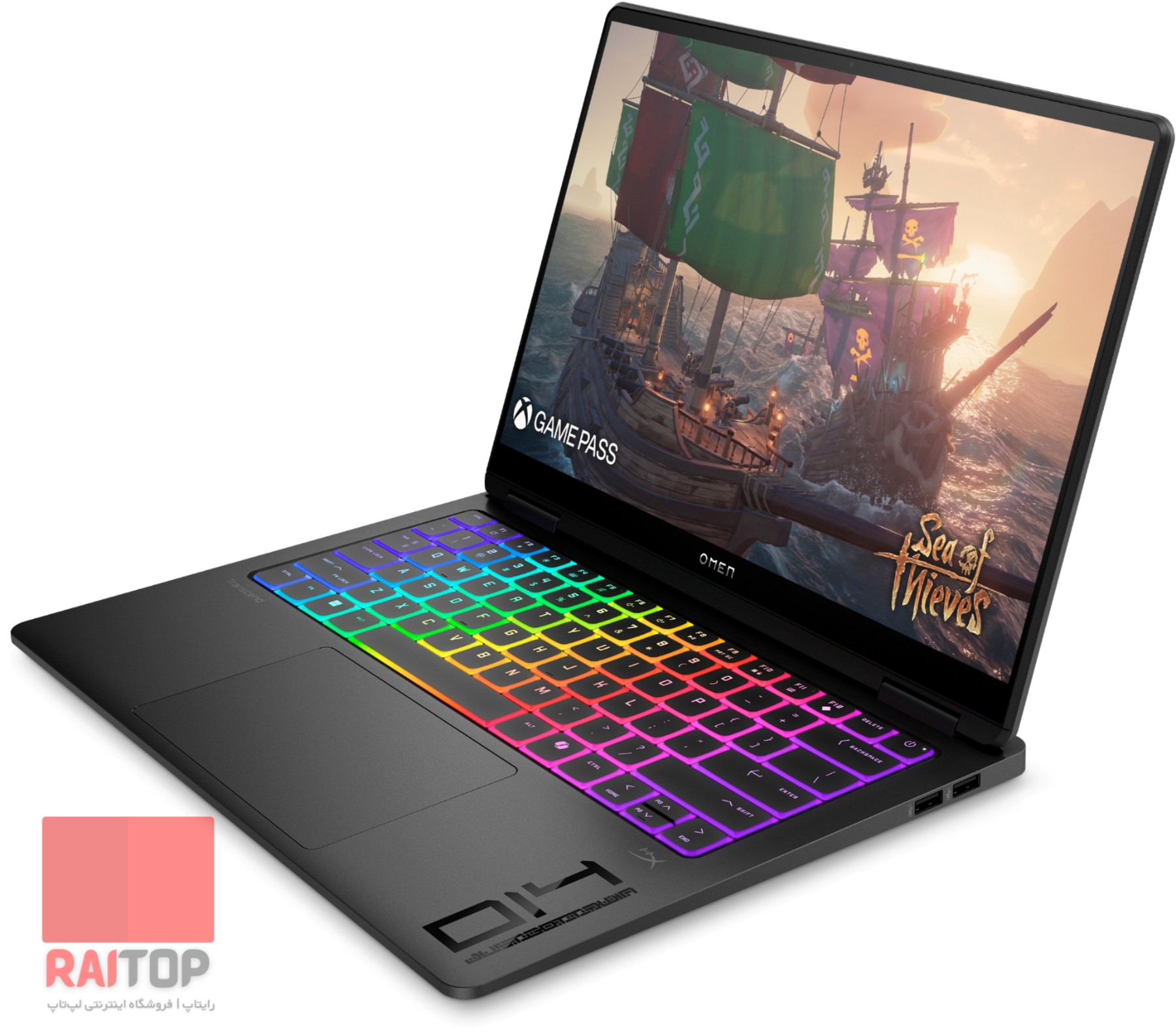 لپ تاپ 14 اینچی HP مدل Omen Transcend 14-fb1 2025 رخ راست