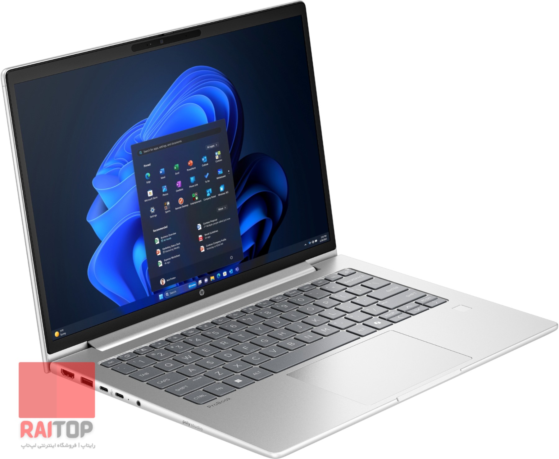 لپ تاپ 14 اینچی HP مدل ProBook 4 G1iR رخ چپ