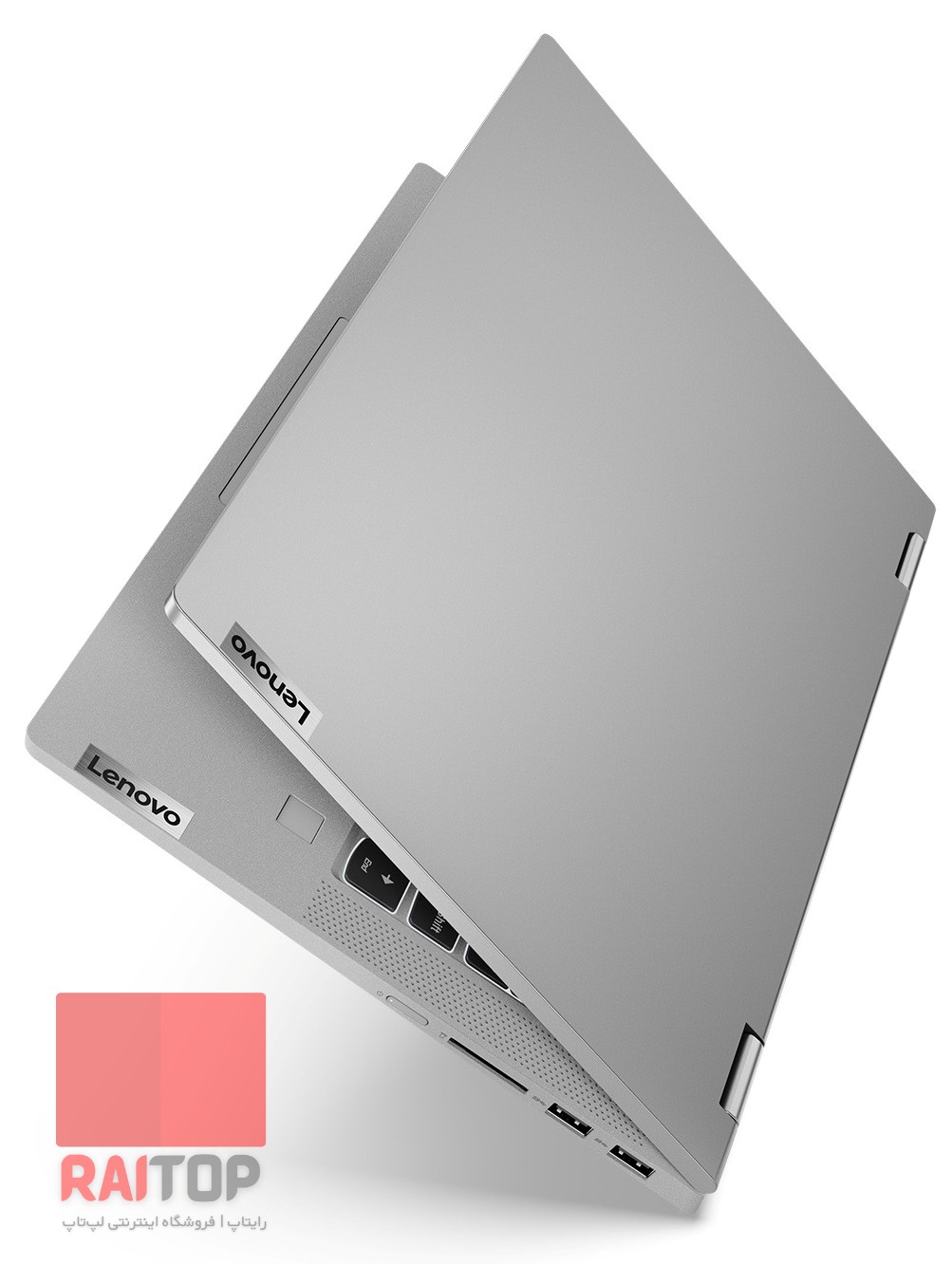 لپ تاپ 14 اینچی Lenovo مدل IdeaPad Flex 5 14ARE05 راست پشت بسته