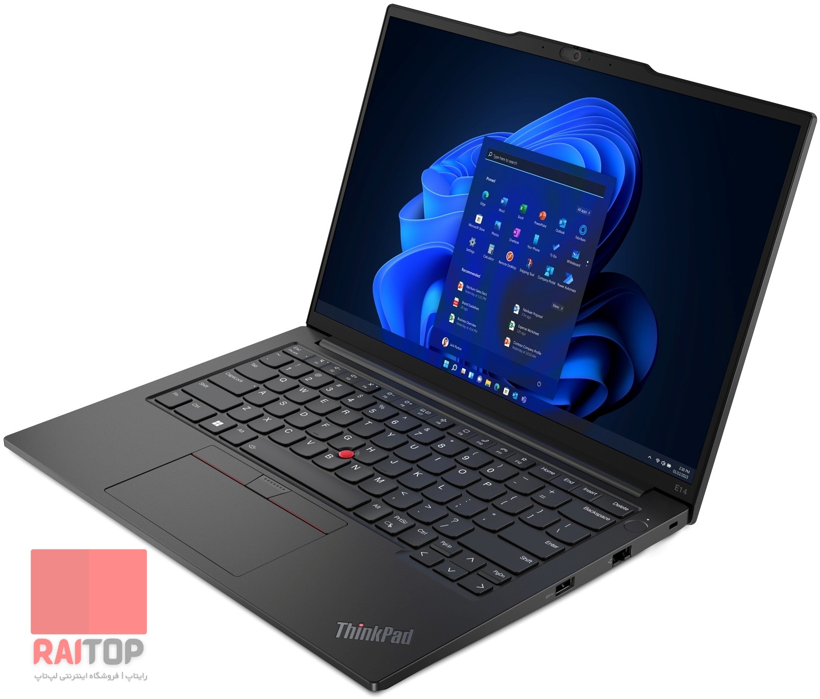لپ تاپ 14 اینچی Lenovo مدل ThinkPad E14 Gen 5 رخ راست